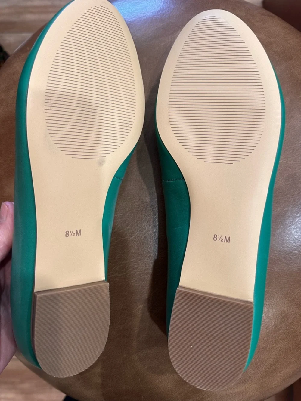 Talbots Green Leather Horsebit Loafers new without tags size 8.5 - Picture 8 of 8